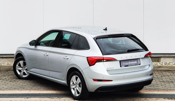 Skoda Scala cena 51900 przebieg: 117188, rok produkcji 2019 z Częstochowa małe 191